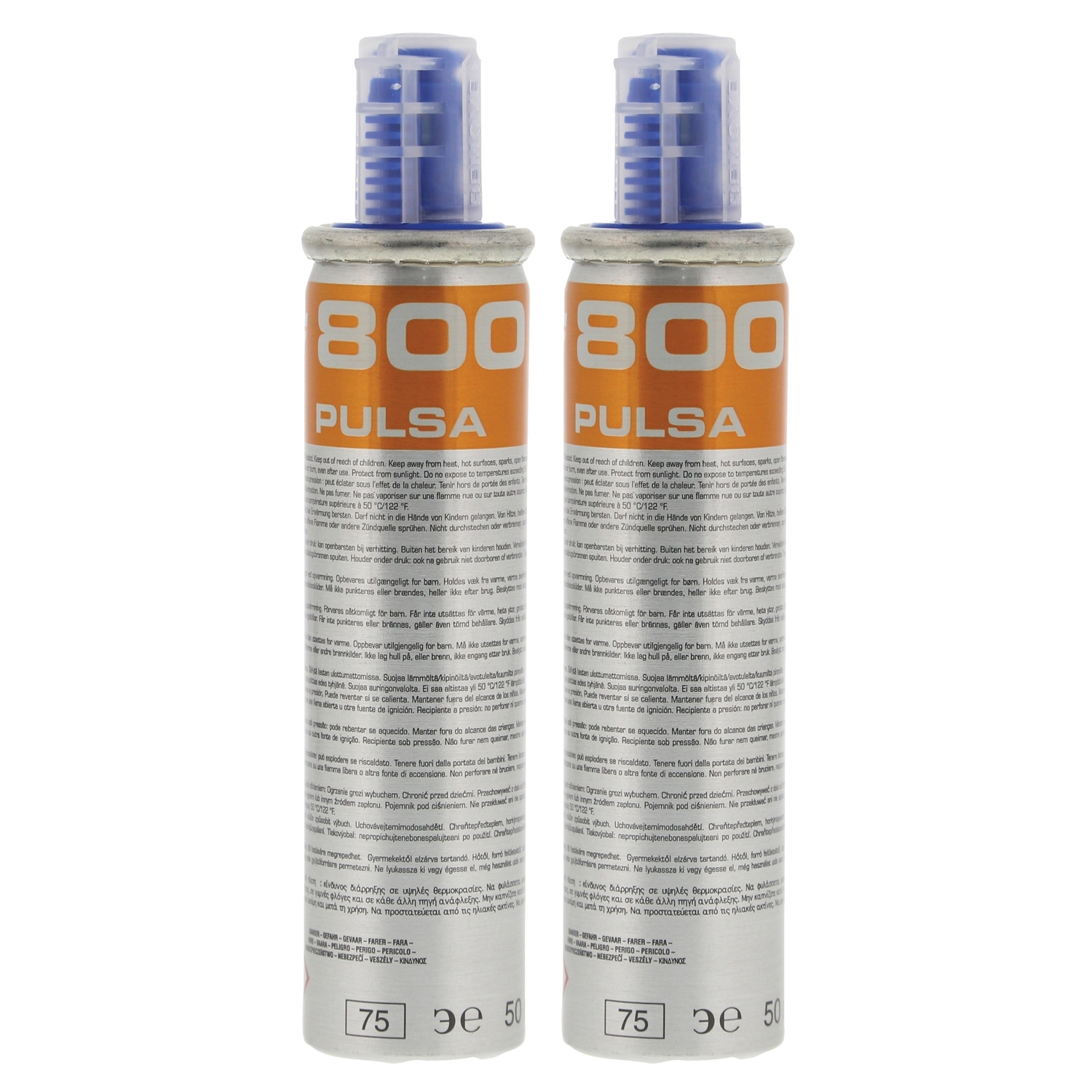 Ersatz Gaskartusche f. PULSA 800, 40, 27, 65 VE2