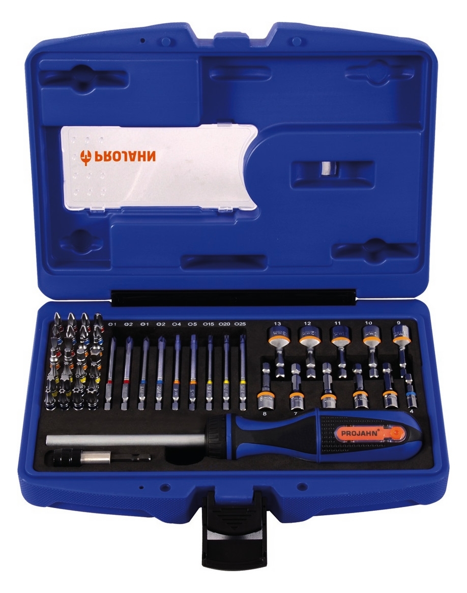 Bit-Box m. Ratschenschraubendreher 60-tlg.