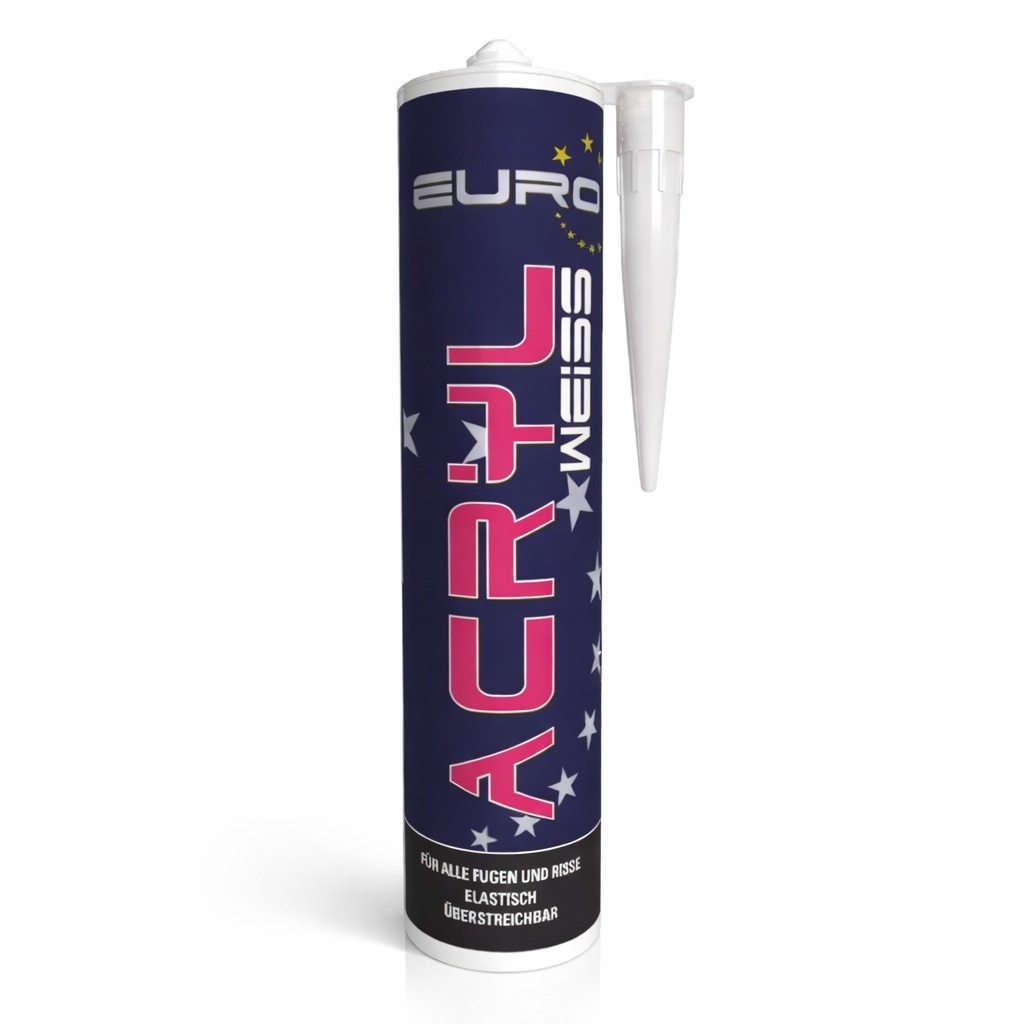 EURO-Acryl Dichtstoff 300ml, Weiß