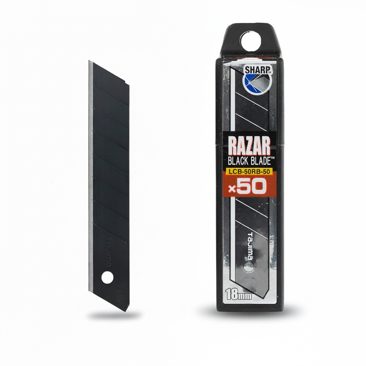 Ersatzklingen 18mm Tajima RAZAR Black (50 Stk.)