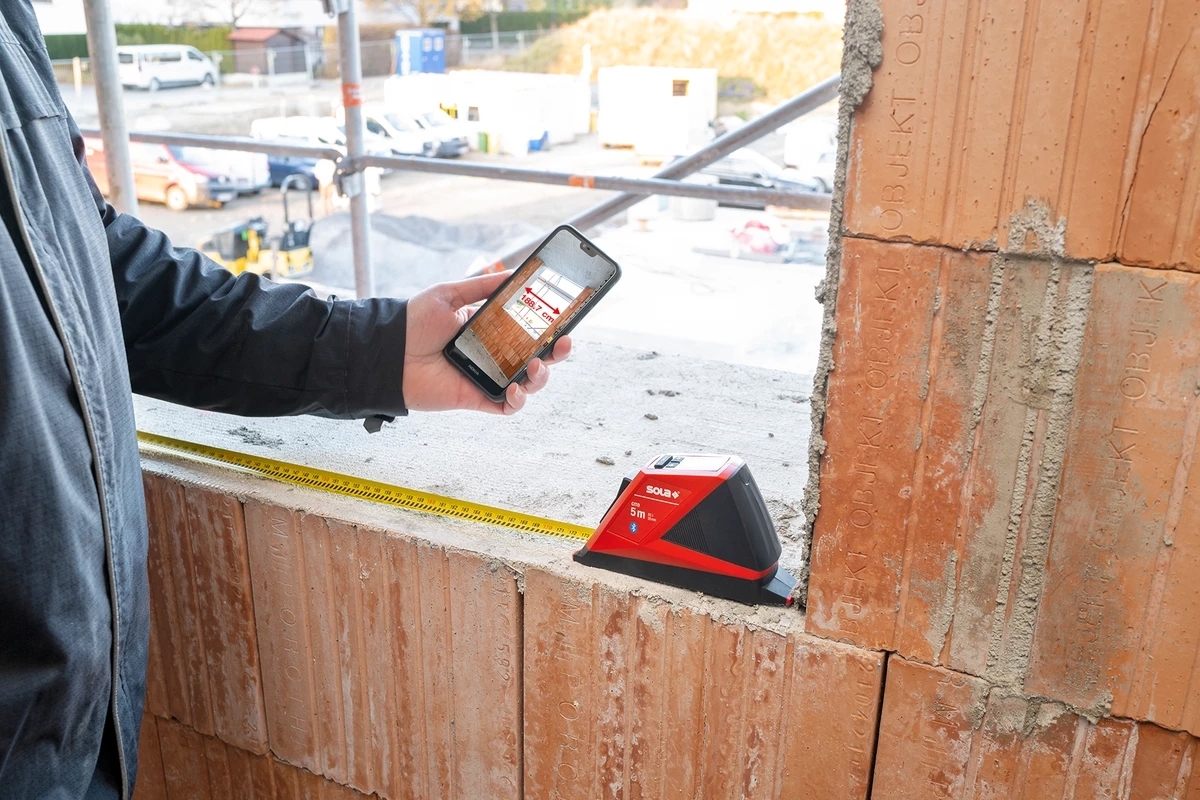 Digitales Rollbandmaß SOLA CITO inkl. Tasche