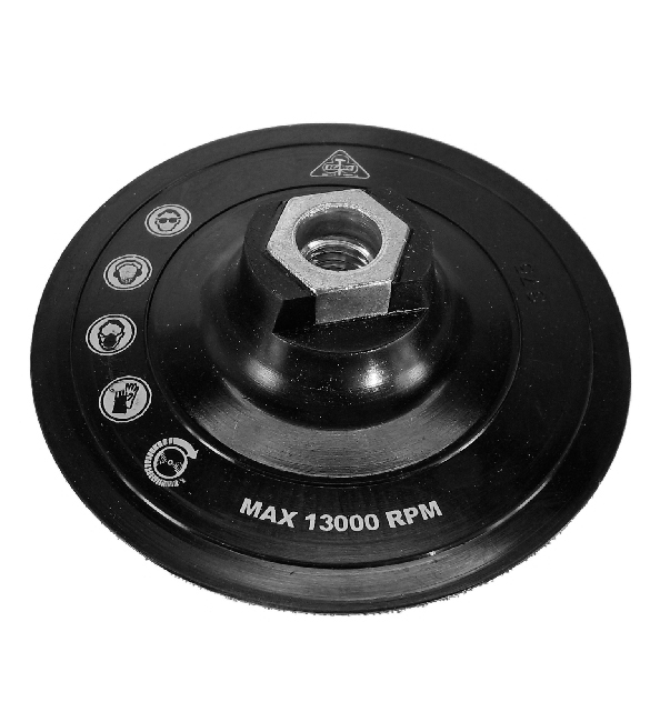 Schleifteller m. Klettbelag D125mm M14