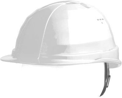 4-Punkt Schutzhelm EN397 - weiß