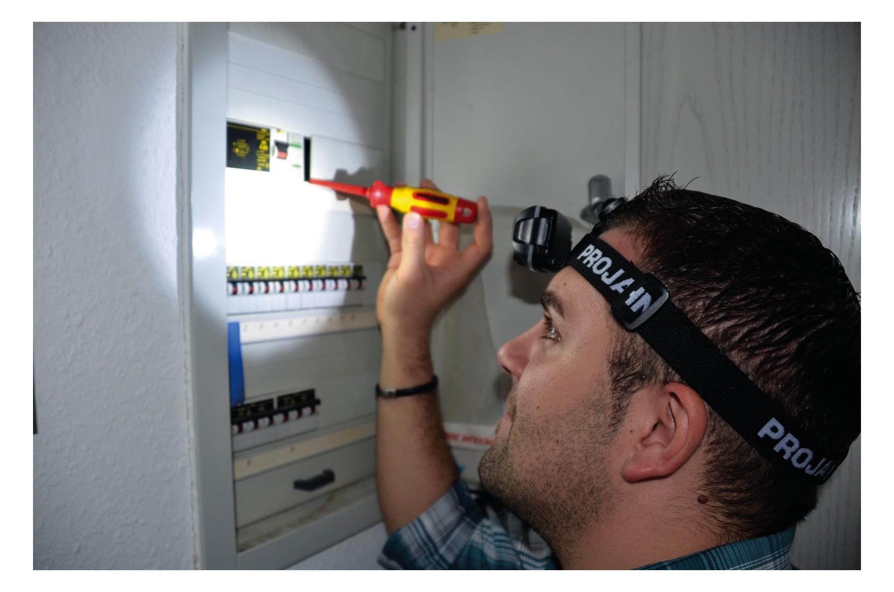 LED Hochleistungs-Stirnleuchte PJ-100S - 3AAA