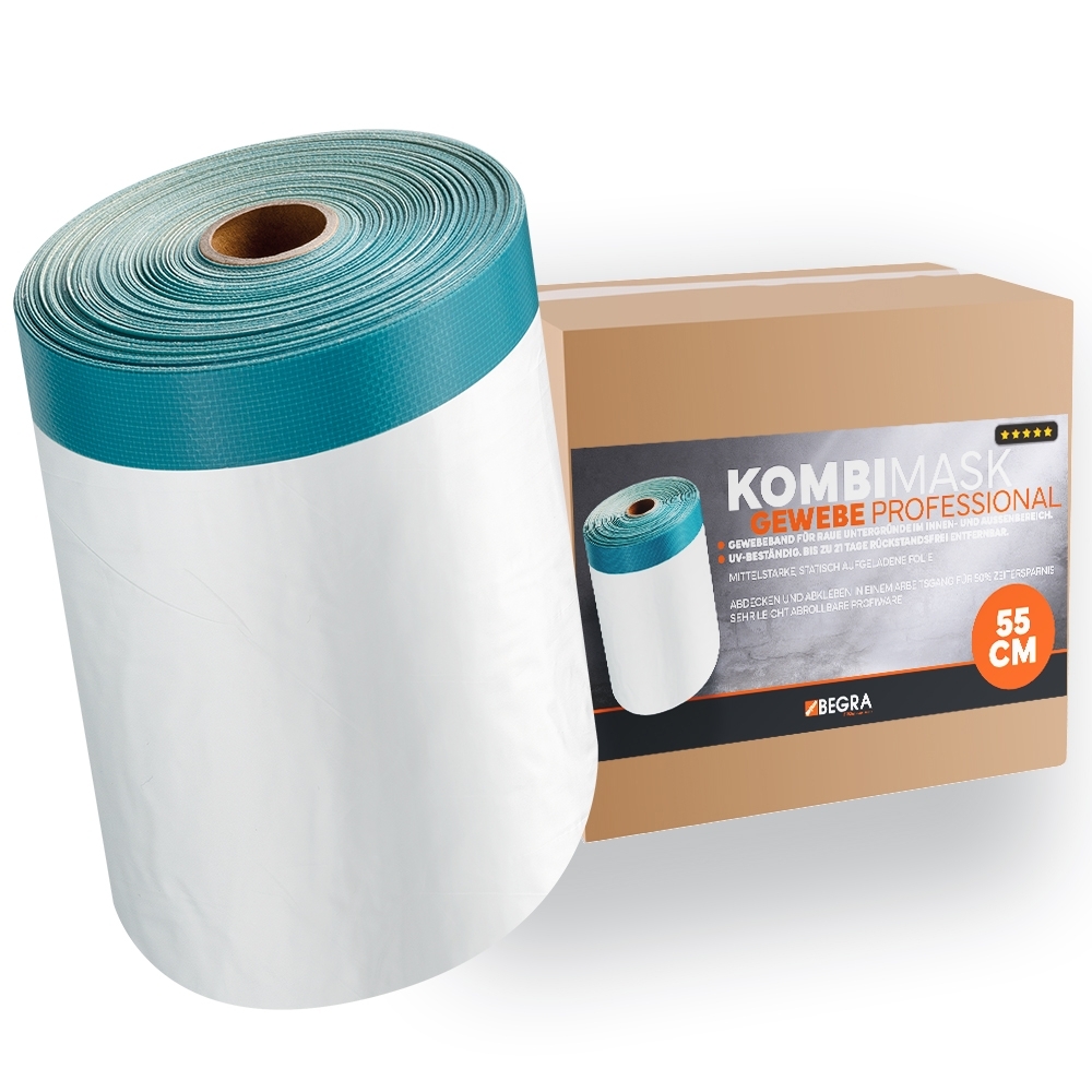 Kombi Mask Gewebeband   55cm breit / 20m Rolle