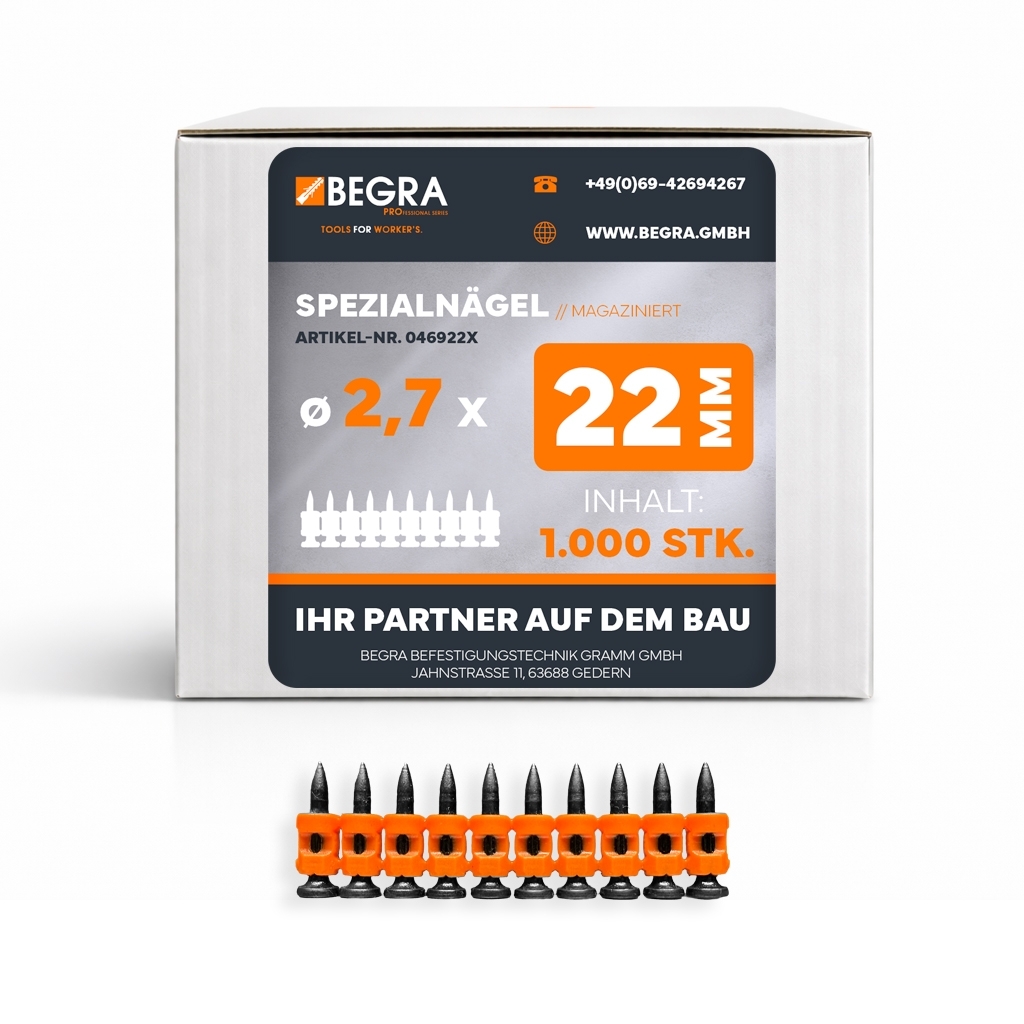 Spezialnägel magaziniert SC6-22 XHA VE1000