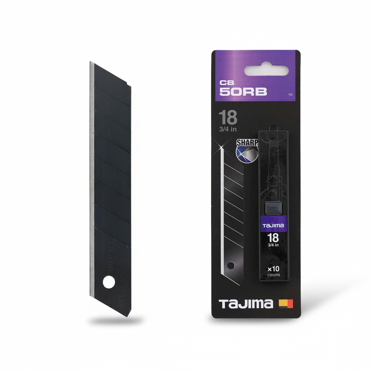 Ersatzklingen 18mm DORA Black Blade (10 Stk.)