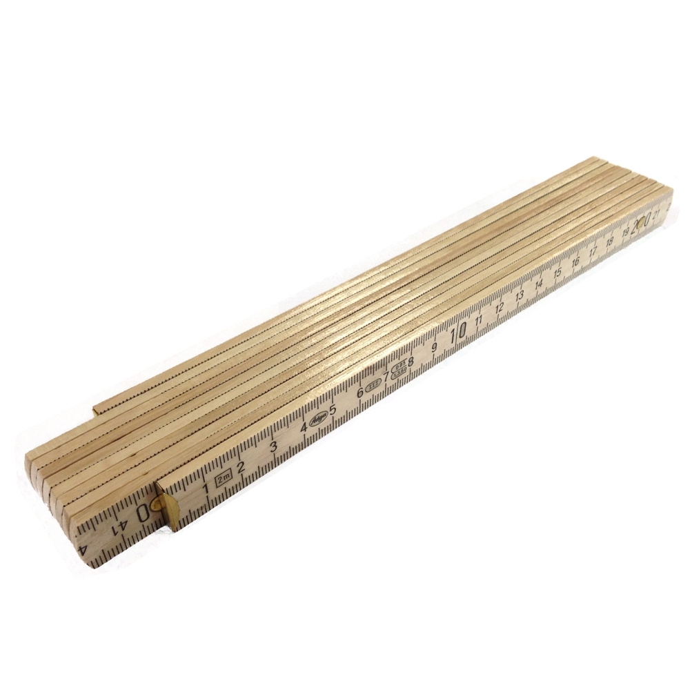SOLA Holz-Meterstab 2m, natur PBM 2/10N, EG-Kl. 3