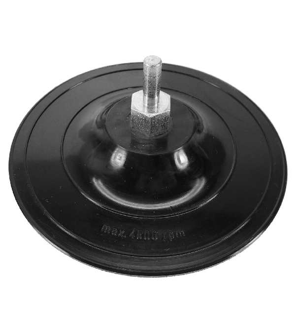 Schleifteller m. Klettbelag u. 8mm Schaft D115mm