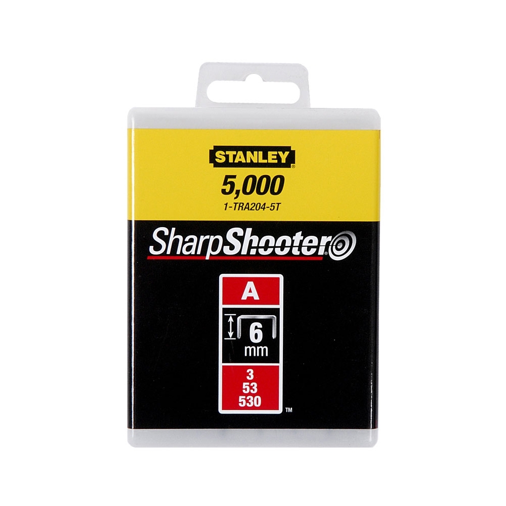 Stanley Klammern TYP A 6mm 1/4" (5000 Stk.)