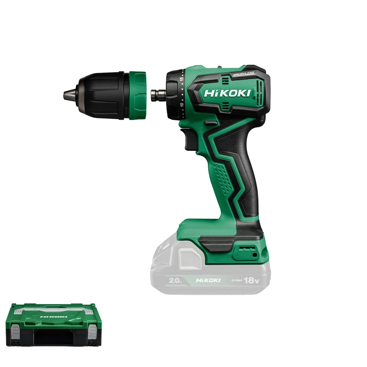 Akku-Bohrschrauber HiKOKI DS18DDQ BASIC HSC II