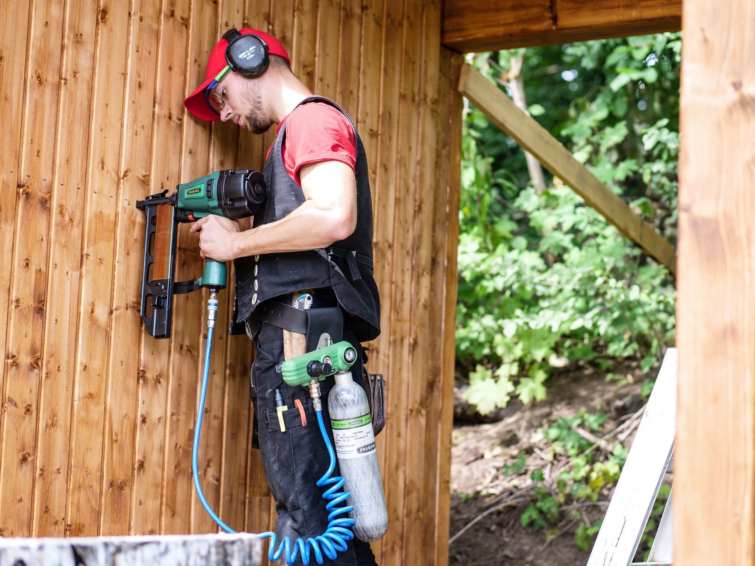 Druckluft Klammergerät PREBENA 5C-Z75 35-75mm