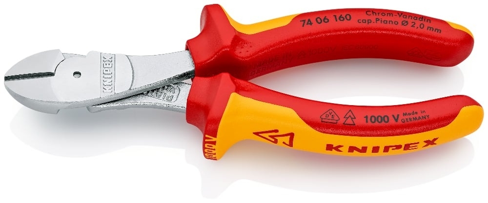 KNIPEX VDE-Kraft-Seitenschneider 160mm