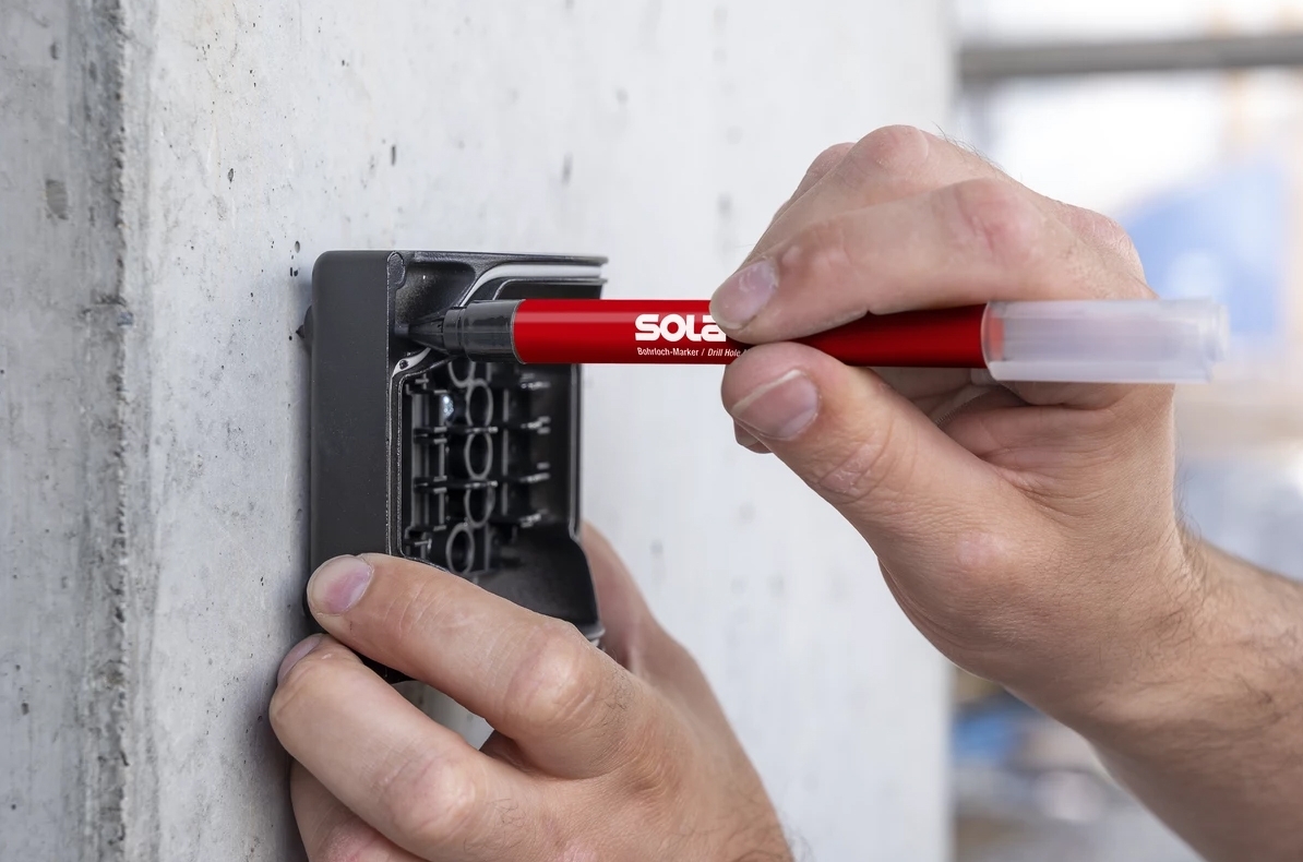 SOLA Bohrloch-Marker Wasserfest "DHM" inkl. Mine