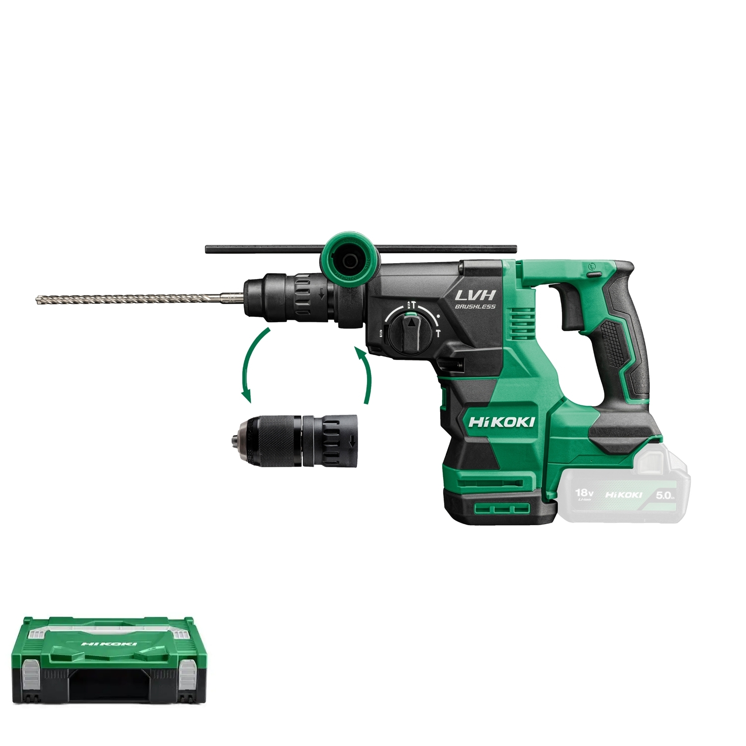 Akku-Bohr-u Meisselhammer HiKOKI DH1826DC BASIC