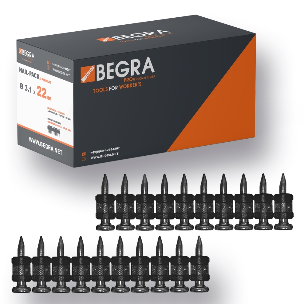 1000 Stk. Spezialnägel mag. 17mm - 38mm