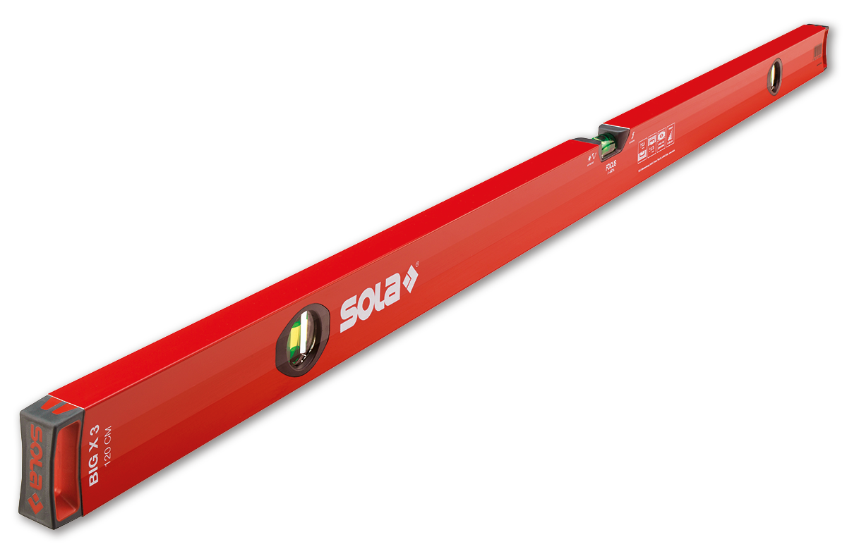 SOLA BIG X 3 Aluminium-Wasserwaage 100cm - 200cm