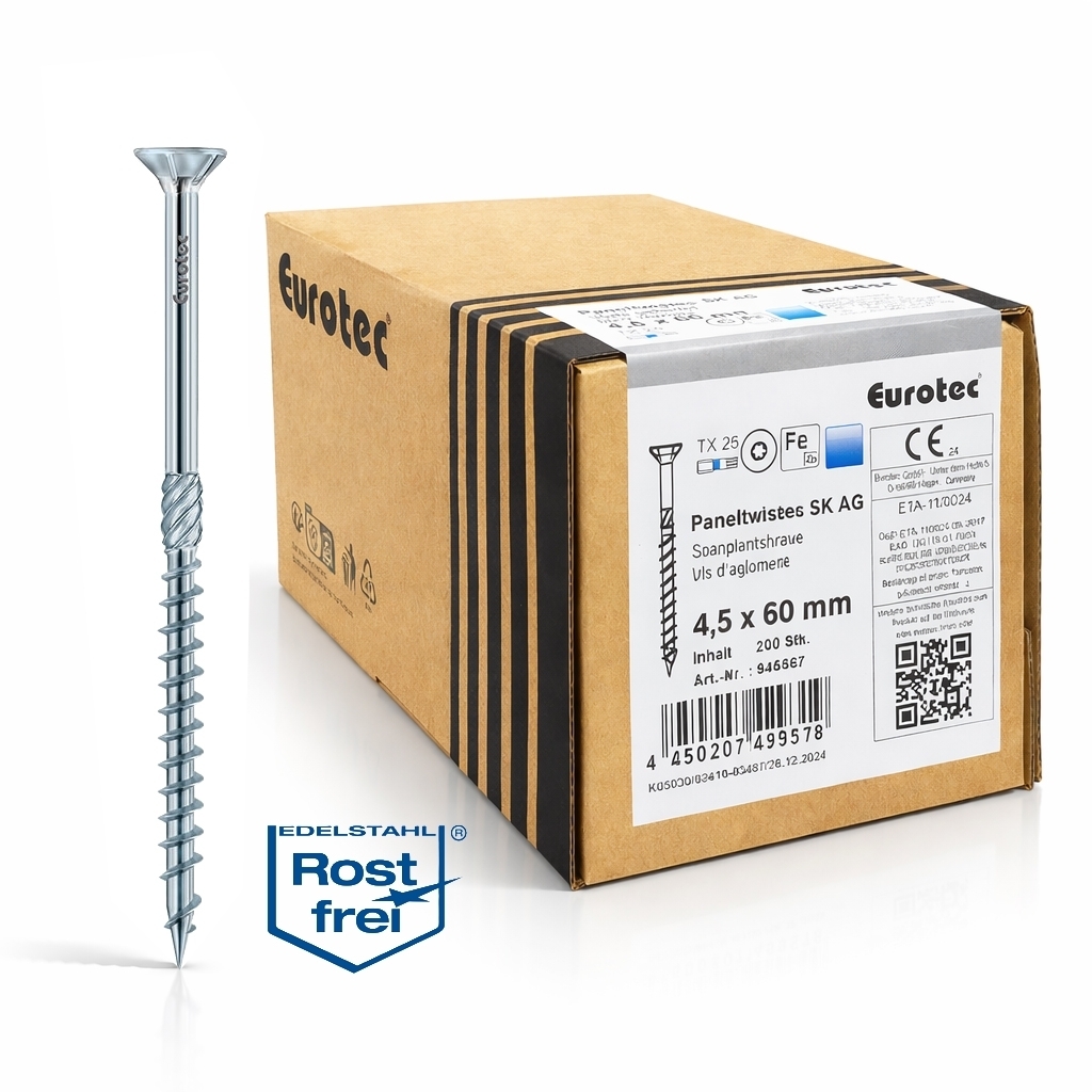 Holzbauschraube Paneltwistec Edelstahl TG Senkkopf