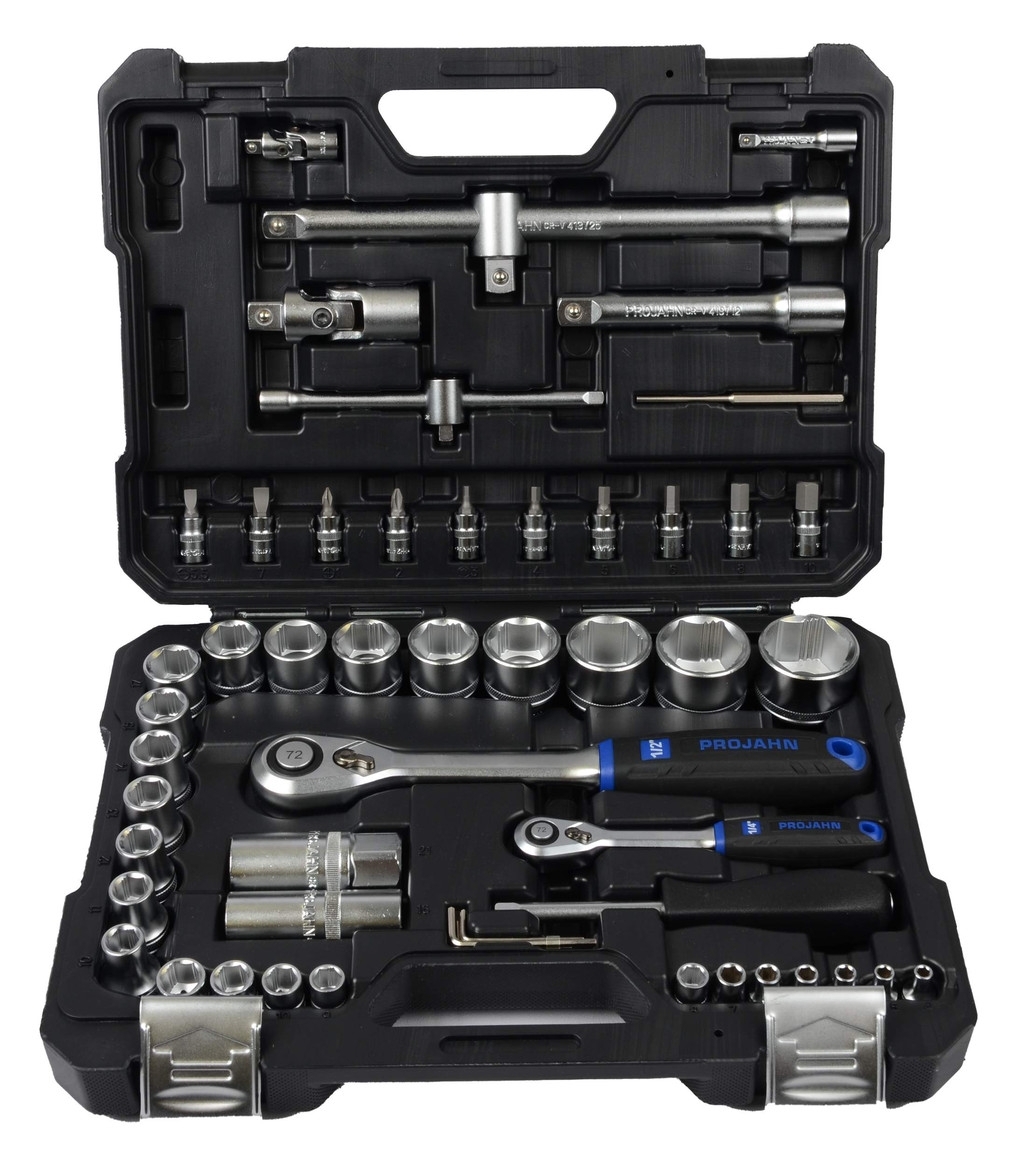 Xi-on 1/4" + 1/2" Steckschlüssel Satz 54tlg