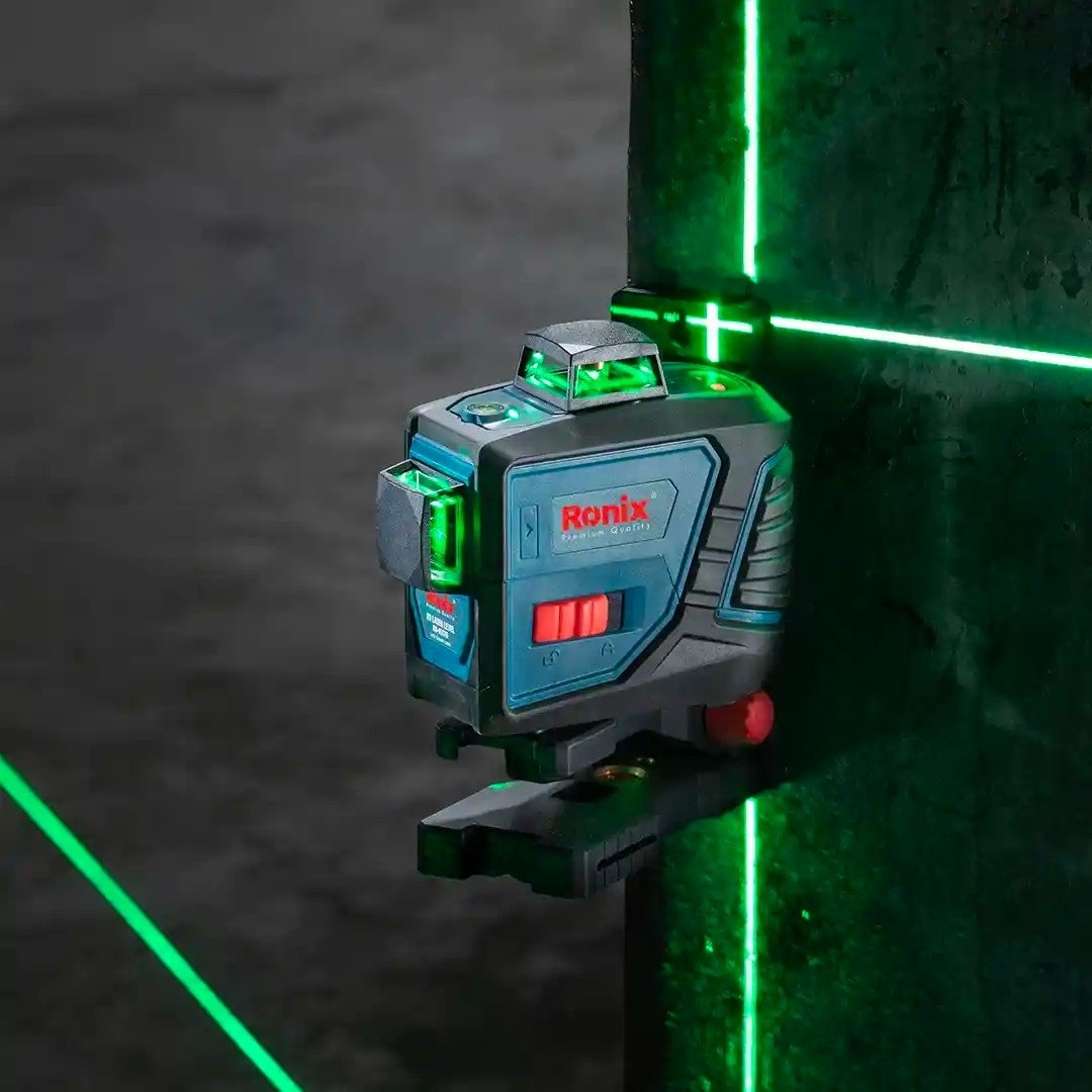 Multi-Linienlaser 3D green 9537G + Akku + Koffer