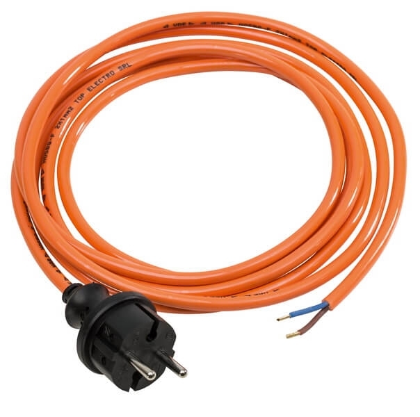 Anschlußleitung 5m, orange H07BQ-F 2 x 1,5